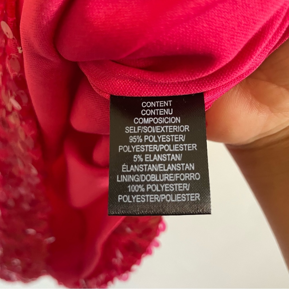 Sequin Mini Dress in Vibrant Pink - Picture 7 of 13